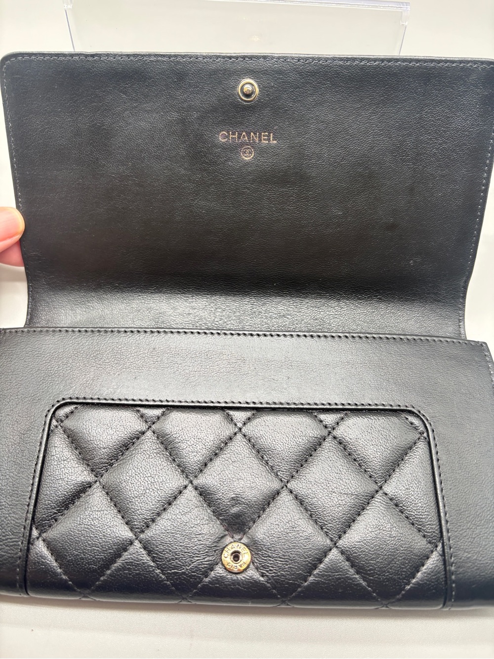 Chanel mademoiselle vintage quilted lambskin with pink and gold cc - Picture 9 of 9